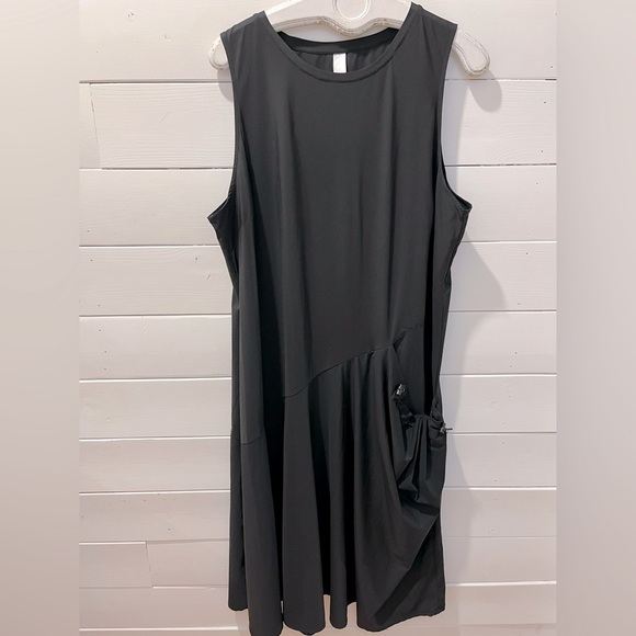 MarlaWynne Dresses & Skirts - 📍 🖤 Asymmetrical Sleeveless Black Dress – MARLA WYNNE🖤 size 2X